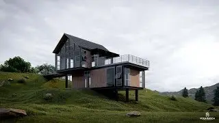 LUMION 8 RENDERING TUTORIALS #40 BUNGALOW