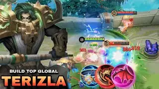 THIS BUILD SHOULD BE ILLEGAL ON TERIZLA (must try) BUILD TOP GLOBAL TERIZLA | MLBB