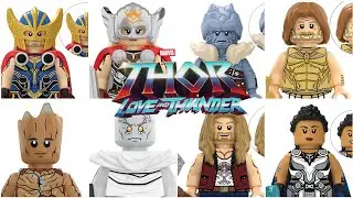LEGO: THOR LOVE & THUNDER UNOFFICIAL LEGO MINIFIGURES BY KORUIT