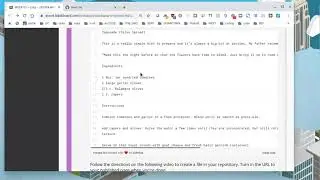 Mark Up a Recipe with lists