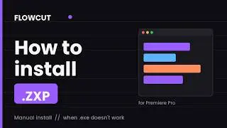 zxp installer tutorial