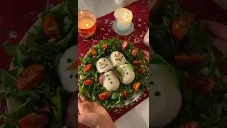 Сніговички⛄️☃️  #snowman #салат #salad #christmas #різдво