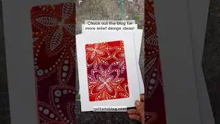 Full tutorial on channel! #shorts #gelprintingtutorial