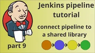 Create Jenkins pipeline, part 9 | Connect the hello-world pipeline to a shared library | tutorial