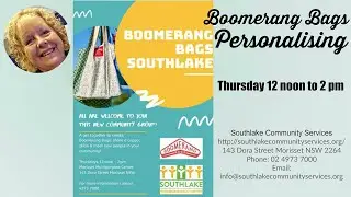 Boomerang Bags - Personalising