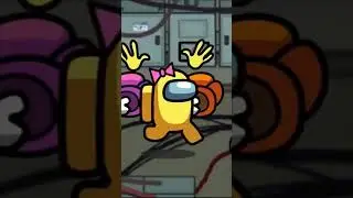 oh no! Baby crewmate😢 Among Us Animation #shorts