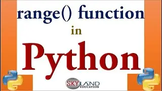 range() function in Python || Python Tutorial || range in python