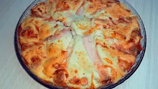 Lazy SAUSAGES IN DOUGH or HOT DOG PIE !!!