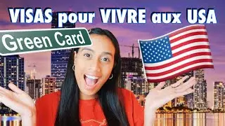 TOUS LES VISAS pour ETUDIER ou TRAVAILLER aux USA / GREEN CARD 2023 🇺🇸