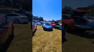 a glims of all the cars during xtakeover #tesla #cybertruck #ev