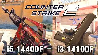 CS2 Counter-Strike 2 - i5 14400F VS i3 14100F - RTX 4060 Ti - February 2024