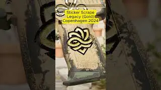 Legacy Gold Copenhagen 2024 Sticker Scrape 