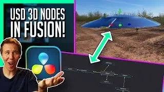 A Quick Guide to USD 3D Nodes in Fusion - DaVinci Resolve 18.5 Beta New Feature