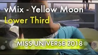 vMix - Yellow Moon - Lower third
