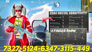 New Update 3.3⚡Best Sensitivity Code + Control Settings Pubg Mobile/Bgmi Sensitivity 2024