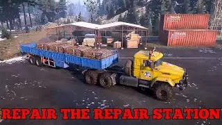 REPAIR THE REPAIR STATION in SnowRunner Season 11: Lights & Cameras