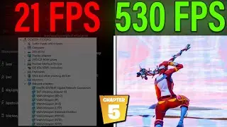 Fix FPS Drops & BOOST FPS In Fortnite Chapter 5! (Easy Steps)