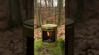 Survival Skills: A free Stove Heater, protection from WIND and RAIN. 