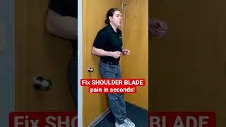 How to Fix Shoulder Blade Pain in Seconds 