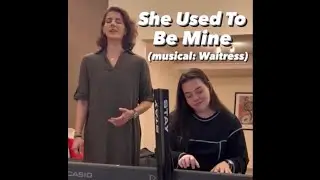 She Used To Be Mine (do musical Waitress) - na voz de Estela Blanco (e Tamara Pereira no piano ♥️)