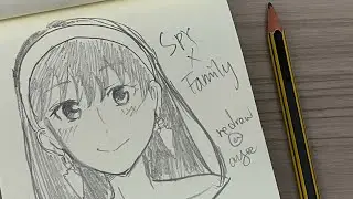 Drawing the Spy X Family Character in My Style