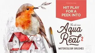 Create stunning texture-rich watercolour in Procreate with AquaReal 2
