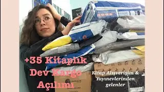 Dev Kargo Açılımı +35 Kitap (Kitap alışverişi ve yayınevlerinden gelenler)