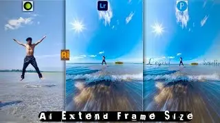 AI Extend Frame + Professional Photo Editing | Using Hypic x Lightroom x Pixellab