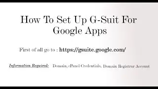 How To Setup & Use G Suite For Your Domain - Lucky Digials