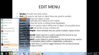 PAGEMAKER 5:EDIT MENU IN PAGEMAKER 7.0