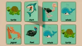 Animals Flashcards For Toddlers 2