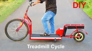 I Made a Treadmill Electric Cycle