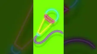 Green Screen Neon Icons Effects 4 