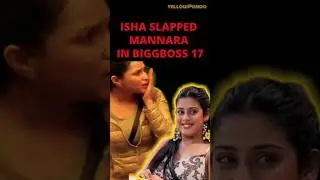 Isha Slapped Mannara In #biggboss17 #shorts #mannarachopra #ishamalviya
