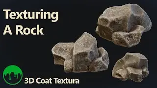 Texturing A Rock in 3D Coat Textura