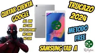 FRP Samsung Tab A Bin 1/2/3/4/5 Método Gratuito || t290/p200/p350/p550|| Super explicado