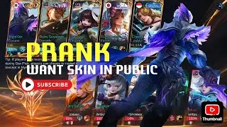 GUSION PRANK ASKING FOR SKIN IN RANKED 😂 ~ MLBB #mobilelegends #gusiongamplay #prank