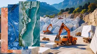 El Mármol Más Exclusivo del Mundo 💎 – Así Se Extrae Este Material de LUJO