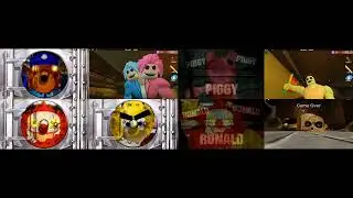 ROBLOX PIGGY VS PIGGYSONS VS RONALD VS SPIDER VS BAKON ALL JUMPSCARES