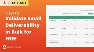 How to validate emails for FREE | GrowMeOrganic