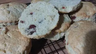 Cherry & Almond Scones | Cook with me  #scones #budgetcooking