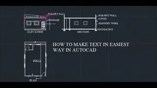 how to create text in autocad
