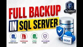 Full Backup in Sql Server | Explained Step by Step | Real-Time DBA Tutorial