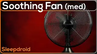 ► Fan White Noise for Sleeping, Studying | 10 hours of Fan Sounds | Fan Noise on MEDIUM SPEED