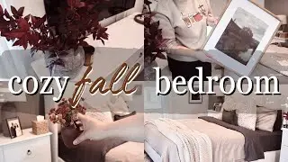 COZY FALL BEDROOM DECOR | fall decorating ideas 2024 🍂🍁