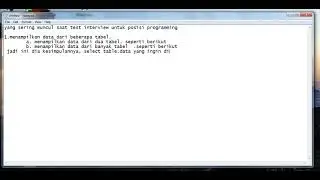 Test Interview Programming  