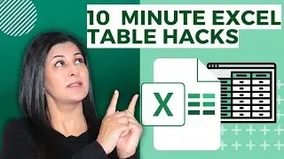 Master Excel Tables with Time-Saving Shortcuts