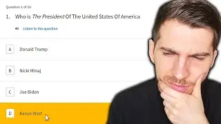 European Takes The United States Citizenship Test