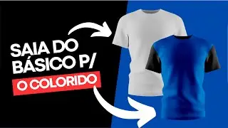 Crie mockups de camisetas com diversas cores utilizando o Photoshop