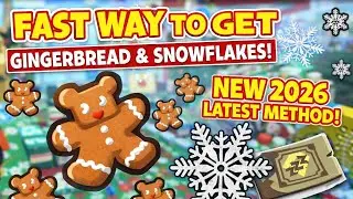 FASTEST Way to Get Gingerbread & Snowflakes ❄️🍪 | NEW 2026 Method! | Bee Swarm Simulator | ROBLOX